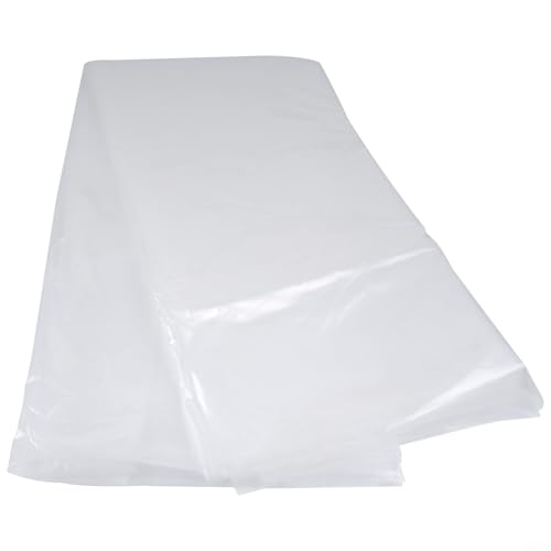 Pumixiy Material de la cubierta de techo de invernadero: lámina de plástico de polietileno resistente a los rayos UV, película de polietileno impermeable y resistente para túnel de polietileno de