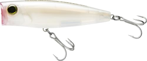 Yo-Zuri 3D Inshore Popper, Floating, 3-1/2 Inch, 90mm, Pearl