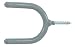 20 Crawford SS13-25 Vinyl Coated Steel Screw In Tool Storage Hanging Hooks,Approx. 4" long x 2.3" wide