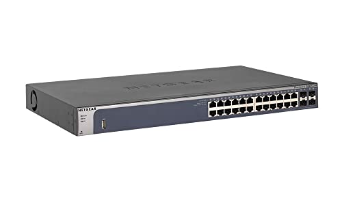 NETGEAR GSM7224 200EUS   Switch de Red ProSAFE M4100 26G (24 Puertos Gigabit 10/100/1000, garantía Durante su Vida útil)