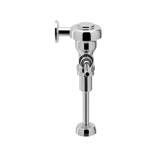 Sloan Regal 186 Exposed Manual Urinal Flushometer, 1.0 GPF Manual Flush Valve - Single Flush Non-Hold-Open Handle, Fixture Connection Top Spud, Polished Chrome Finish, 3082675