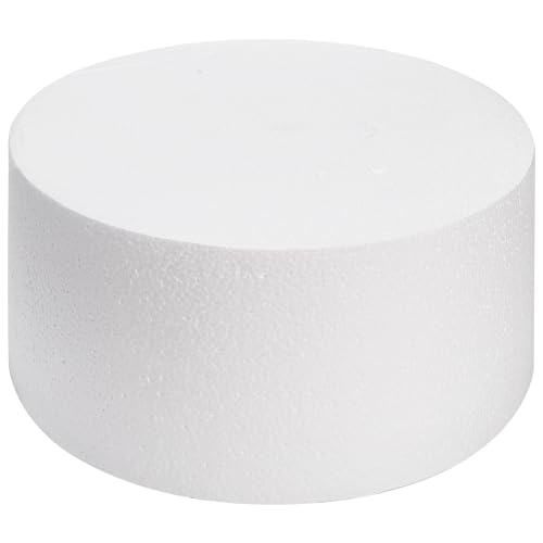 Hedume Round Foam Cake Dummy, 12” Diameter x 6” High