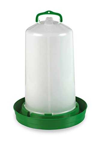 Sanibird Bebedero Premium Gallivas y Aves de Corral. 12 litros. con Tapón Verde