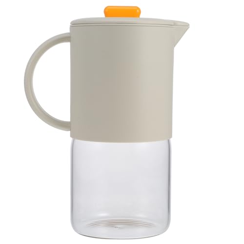 Alipis Caraffa Per Acqua Con Coperchio Caraffa Per Tè Freddo e Caldo Per Uso Domestico Aperta Facile Da Pulire e Riporre