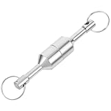 PLAFOPE Llavero Magnético Prueba de Joyería 2 Piezas, Probador de Oro y Plata Compacto Imán 12kg, Diámetro 17 Mm, Herramienta Portátil para Comprobar Metales y Autenticidad de Monedas