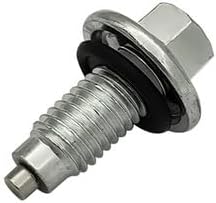 11518377 Oil Drain Plug Bolt, Magnetic Oil Drain Plug Compatible with Chevy Avalanche Suburban Silverado Tahoe Malibu 1500 2500,Replace 24100042, 8115183770, 8241000420, 88891787