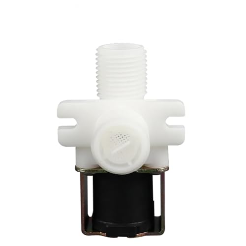 Électrovanne plastique 1/2 pouce DN15 angle droit 24V Normalement Fermé 100 ℃ - 6