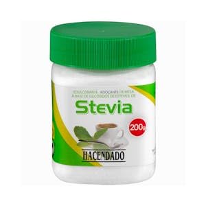 Edulcorante granulado stevia Hacendado Bote 200 g Pack 2