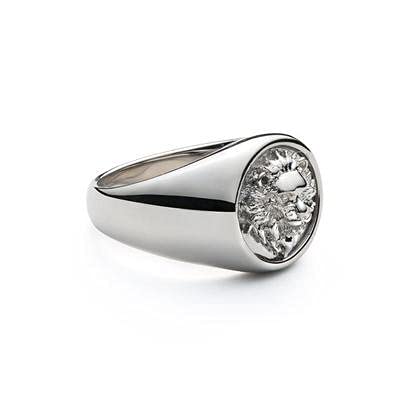 Image of Moneekar Jewels 18k Stainless Steel Ring for Men and Women