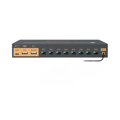 Commutateur HDMI 8 entrées 1 sortie KVM 4K pour partager écran et clavier