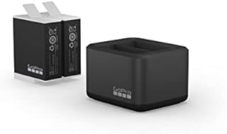 GoPro Dual Battery Charger + 2 Enduro Batteries (HERO11 Black/HERO10 Black/HERO9 Black) - Official GoPro Accessory