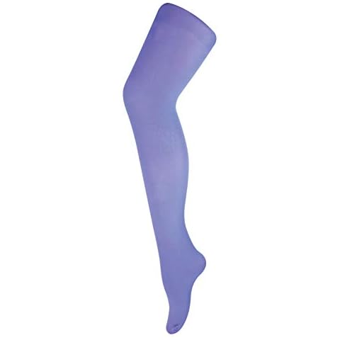 Sock Snob - Ladies Opaque 40 Denier Bright Pastel Coloured Tights 8-14 UK (8-14 UK, Lilac) Cover