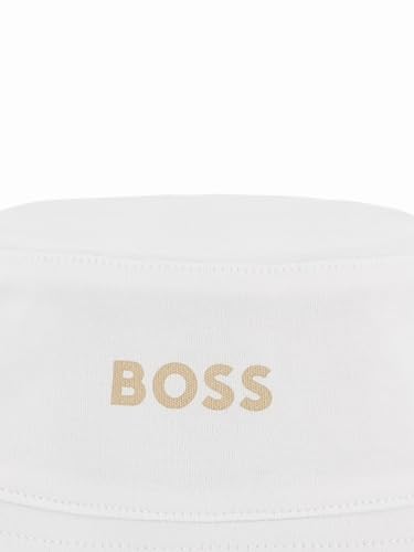 Gorro pescador de bebé Boss azul para paseos y días de parque 7