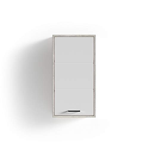 Homexperts Wall Mounted Cabinet, Melamine, Concrete Light Studio, 35,5 x 73 x 24,5cm (BxHxT) Homexperts Wall Mounted Cabinet, Melamine, Concrete Light Studio, 35,5 x 73 x 24,5cm (BxHxT)
