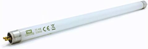 TBE LIGHTING T5 4w Fluorescent Tube Lamps 150mm / 6''- CFL Bulbs - G5 2-Pin Base Fittings - T5 High Efficiency Lamps, Cool White 3500K (2-Pack)