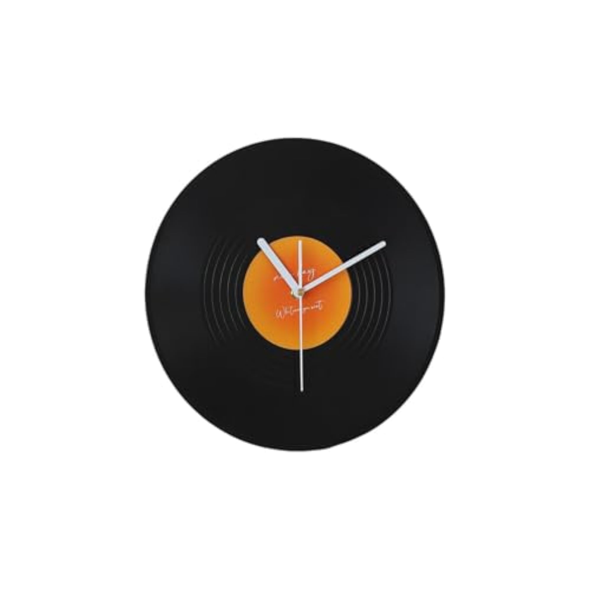 Retro Vinyl Audio-Disc Clock, Artistic Desk Decor