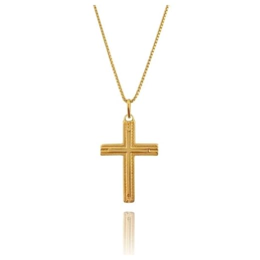 Colar Cordão Corrente Correntinha Gargantilha Feminina Patuá Olho Grego Mão de Fátima Ferradura Pingente Cruz Banhado