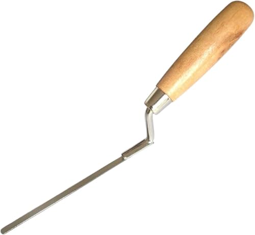 TRADE 4 YOU LTD - Truelle pointue en acier inoxydable de 6 mm avec poignée en bois – Parfait pour les constructeurs et les réparations de brique (6 mm)