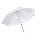 Fovitec - 1x 33 inch Translucent Photography & Video Reflector Umbrella - [Easy Set-up][Lightweight][Cast-Iron][Collapsible][Durable Nylon]