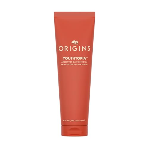 Origins Youthtopia Apple Butter Cleansing Balm | Cleanses, Helps Remove Makeup & Protects Skin’s Moisture Barrier | With Shea Butter, Glycerin & Apple Seed Oil, 4.2 Ounce