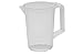 Produktbild hünersdorff Messbecher (1L), bruchsicher,besonders temperaturbeständig,transparente Skala,Lebensmittelgeeignet,aus Polypropylen(PP),geschlossener Griff,transparent