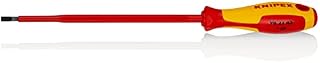 Knipex Screwdrivers for slotted screws burnished, insulating multi-component handle, VDE-tested 287 mm 98 21 45