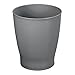 mDesign Wastebasket Trash Can for Bathroom, Kitchen, Office - Slate