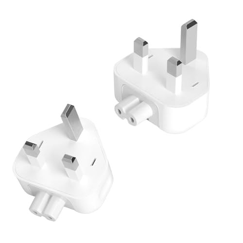 Adaptador para Reino Unido, enchufe de carga de CA de repuesto para adaptadores de corriente de Apple, adaptador de CA de repuesto universal, adaptador de tres clavijas para el Reino Unido, Irlanda, H