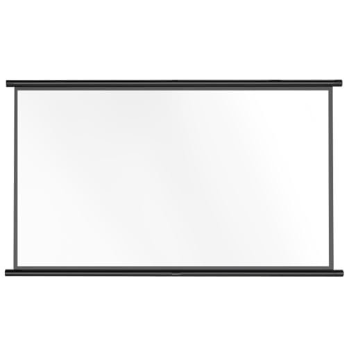 Pantalla De Proyector Manual, Pantalla De Película Desplegable, 30, 40, 50, 60, 72 Cortina De Pantalla De Proyección HD 4:3/16:9, Se Puede Enrollar Y Almacenar Fácilmente Manualmente(16:9,50)