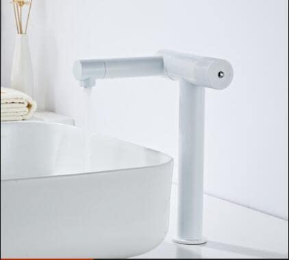 Mitigeur laiton noir salle de bains design contemporain à levier unique