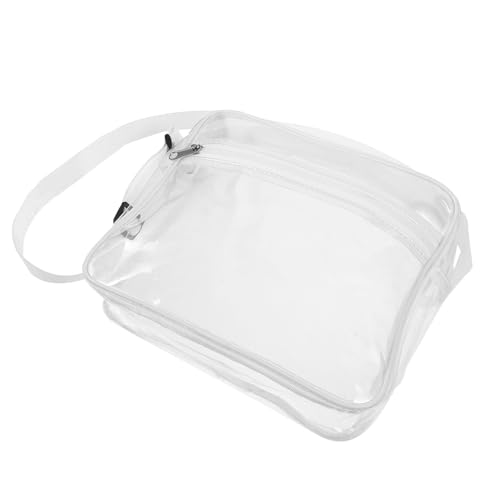 Bolsa de maquillaje transparente con cierre seguro para organizar tus cosméticos de viaje