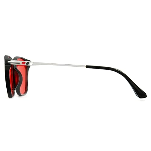 Image of Cyxus Red Tinted Gaming Glasses, High-Brightness Screen Blue Light Blocker, Reinforced TR90 Eyewear for Ultra-Bright Monitors, Outdoor LED Displays