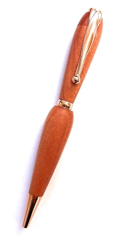 Stylo bille en bois d'Ivoire Rose pour sublimer votre écriture au bureau