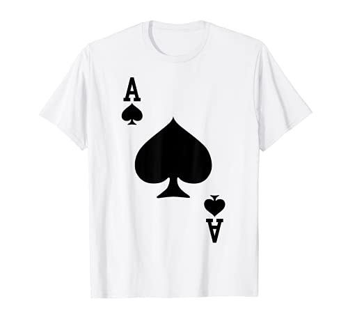 Ace of Spades - Juego de cartas de Halloween Camiseta