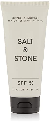 Salt & Stone SPF 50 Mineral Broad Spectrum Sonnencreme Lotion - Natürlich & Organisch - UVA & UVB Schutz & Hydration für Gesicht & Körper (88ml) Cover