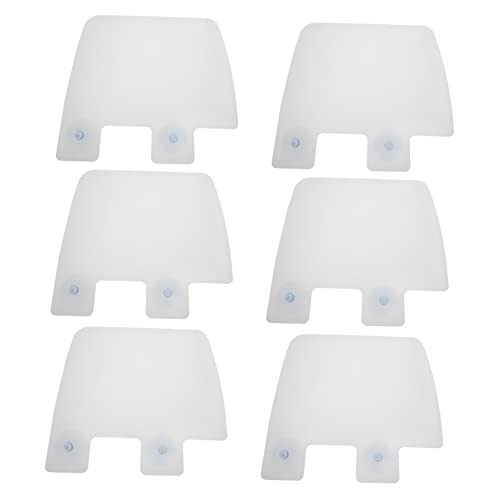 LAPYAPPE 6pcs Splatter Guard for Kitchen Sink Oil Resistant Transparent Shield Stable Design Protects Clothes From Splashing for Home and Commercial Use