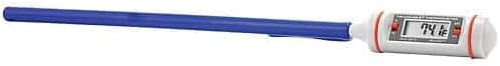 Traceable Digital Pocket Thermometer with Calibration, 572°F; High-Accuracy, 11.5" Long-Stem