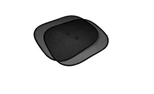 AUTONEST Car Side Window Sunshades Stick On Sun Shade (Set of 2) (Black) for Chevrolet Optra Magnum