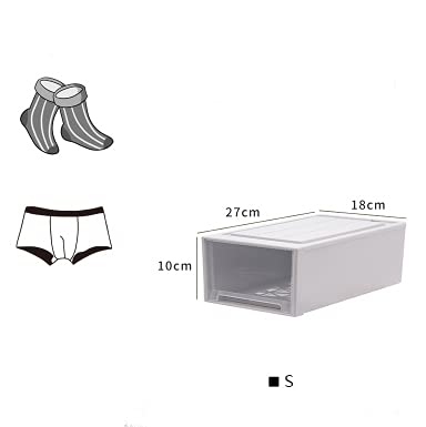 Scatola portaoggetti impilabile senza armadio