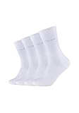 Camano Unisex Socken 4er Pack ca-soft weiß 39-42