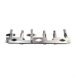 Acero cromado: hecho de acero cromado, este soporte para cencerros ofrece un aspecto pulido mientras resiste el desgaste, por lo que es una adición fiable a tu configuración de percusión.