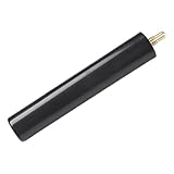 Mango de extensión de taco de billar de plástico de 15 cm con soporte de cobre para taco de billar para mejorar el alcance y el control durante el juego