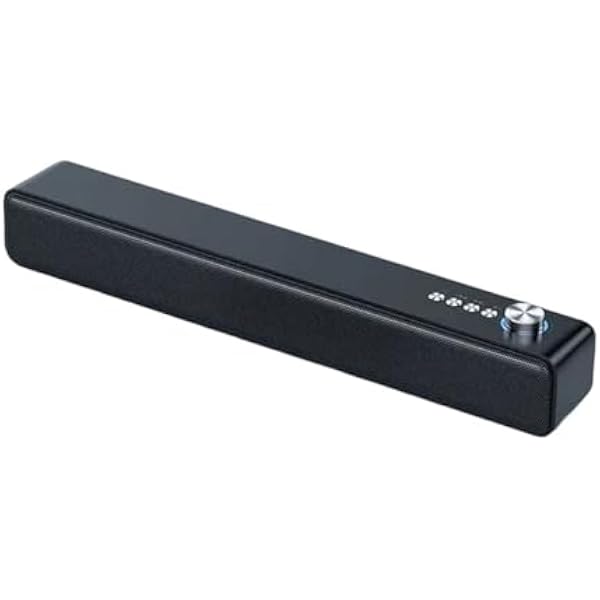 Prosty Styl Głośników Stereo Do Komputera/telewizora Z Bluetooth Telewizora Domowego Wszechstronne MożLiwośCi PodłąCzenia(Black)