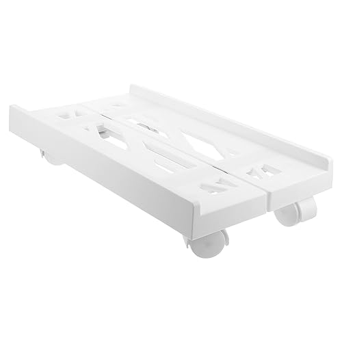 NUOBESTY Computer Tower Stand Rolling Wheels Moveable CPU Holder for Use Material Load Capacity Design for Desktop Towers