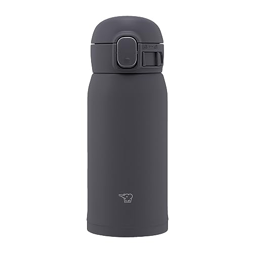 Zojirushi SM-WS36-BM Taza de acero inoxidable, 12 onzas, color negro suave