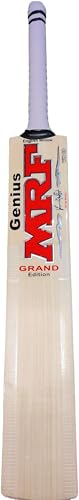 Willow Maste Livesporting Mrf Grand Edition Size 6 English Willow Cricket Bat for 12-14 Yrs (1 kg)