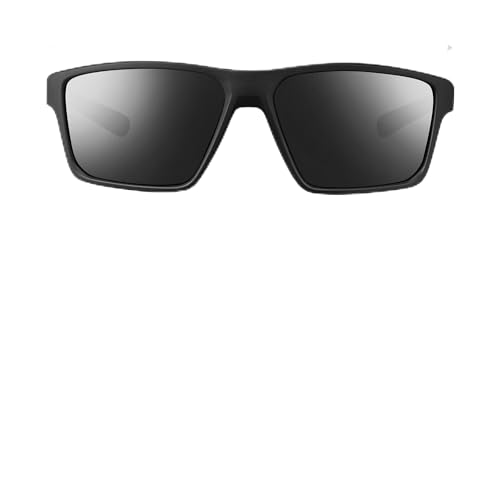 kunchu Occhiali da sole da uomo e donna, polarizzati, classici occhiali da sole retrò, UV400, quadrati, guida, all'aperto, viaggi, ciclismo, golf, pesca, nero