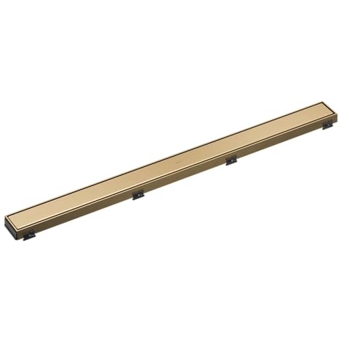 Delta Faucet 36-Inch Reversible Linear Shower Drain Trim in Champagne Bronze by DELTA - Used condition - CA$198.63