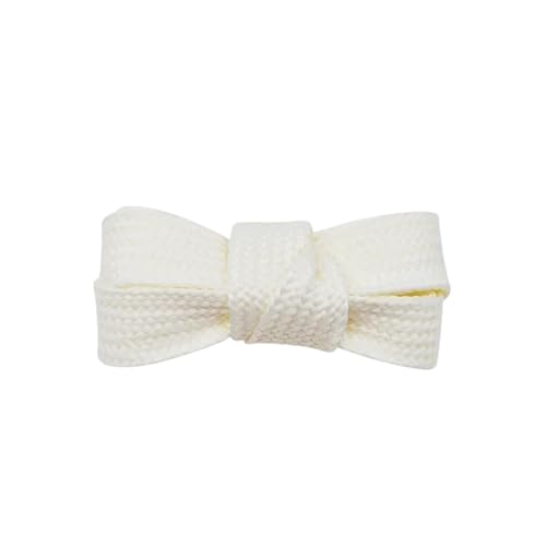 幅広フラットポリエステル靴紐 2cm幅 ファッションカジュアル 引き紐 スニーカーやパーカー用(Beige,80cm)