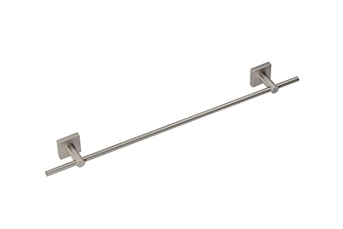 Chiswick Wall Mounted Flexi Fix Towel Rail, Brushed Nickel